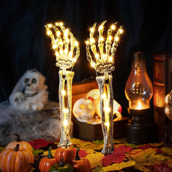 2 Piece Skeleton Arm Lamp