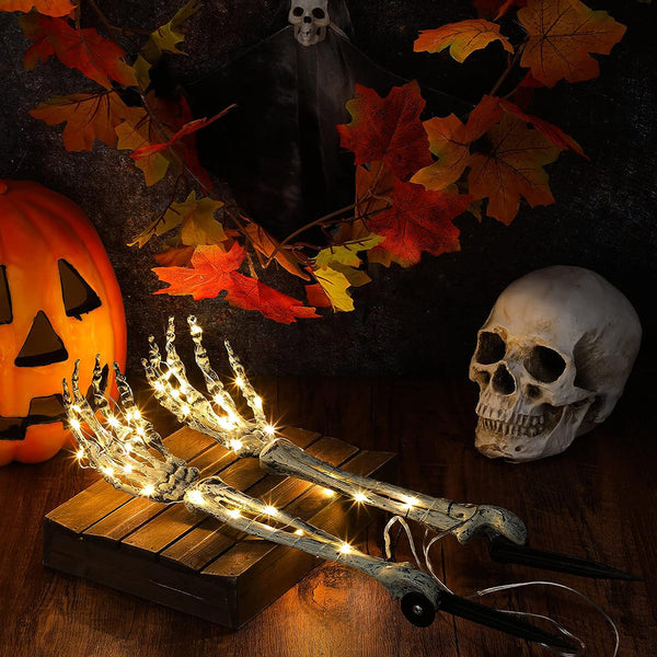 2 Piece Skeleton Arm Lamp