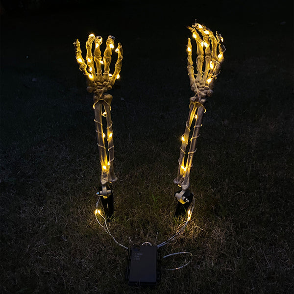 2 Piece Skeleton Arm Lamp