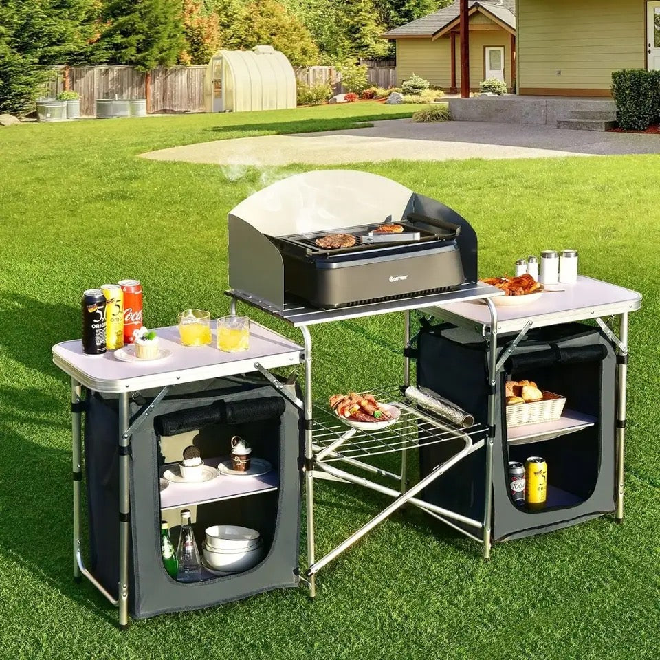 Outdoor Camping Kitchen Table Set