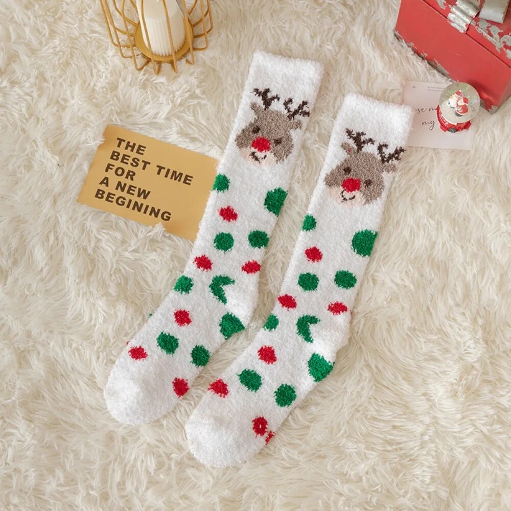 Leg Warmer Christmas Socks