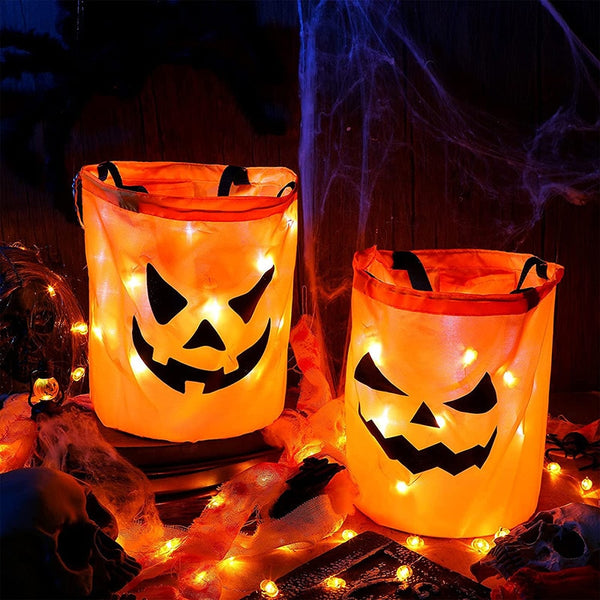 Reusable LED Trick or Treat Bucket