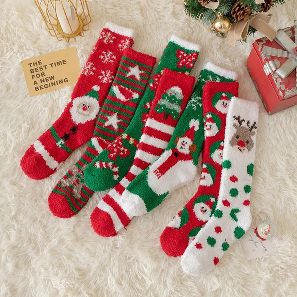 Leg Warmer Christmas Socks