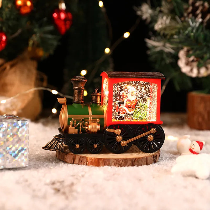 Santa's Train Music Box