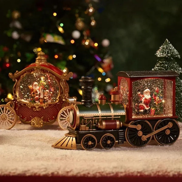 Santa's Train Music Box