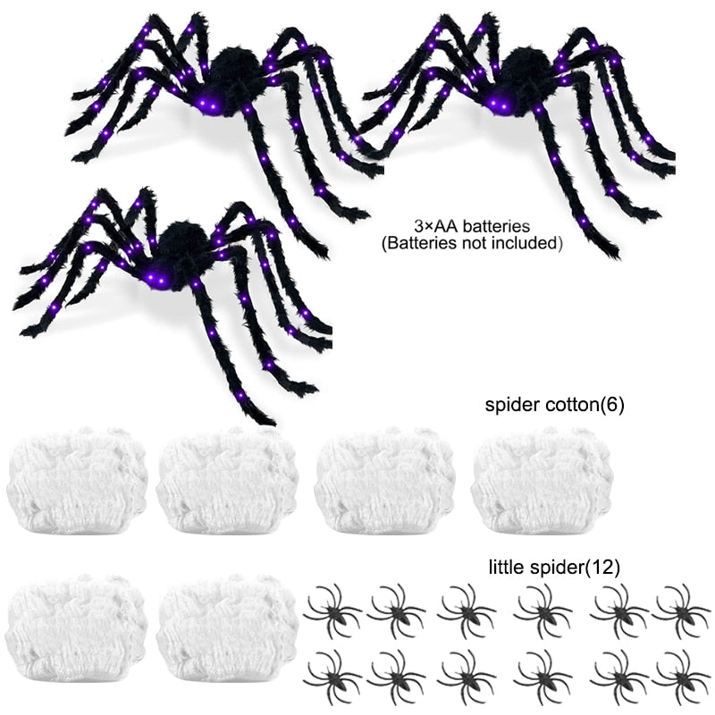 LED Purple Light Spider