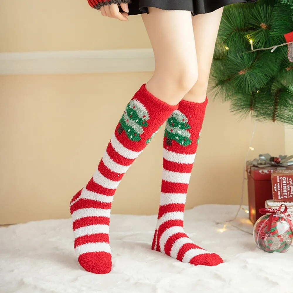 Leg Warmer Christmas Socks