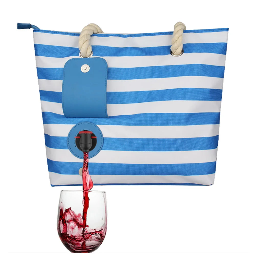 Wine Beach Bag