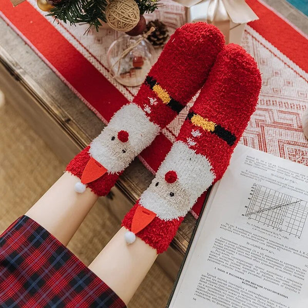 Christmas Fleece Socks