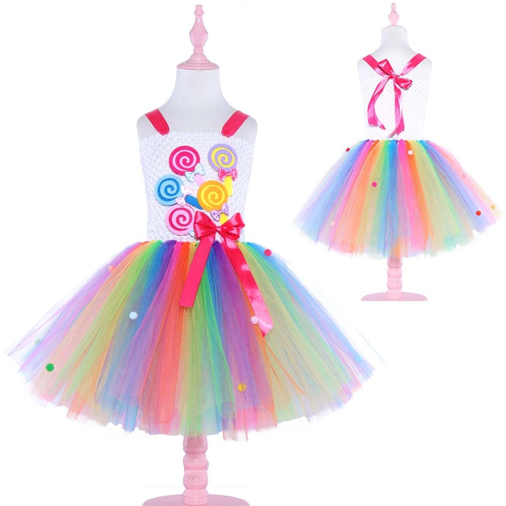 Candy Girl Tutu Costume w/Lollipop