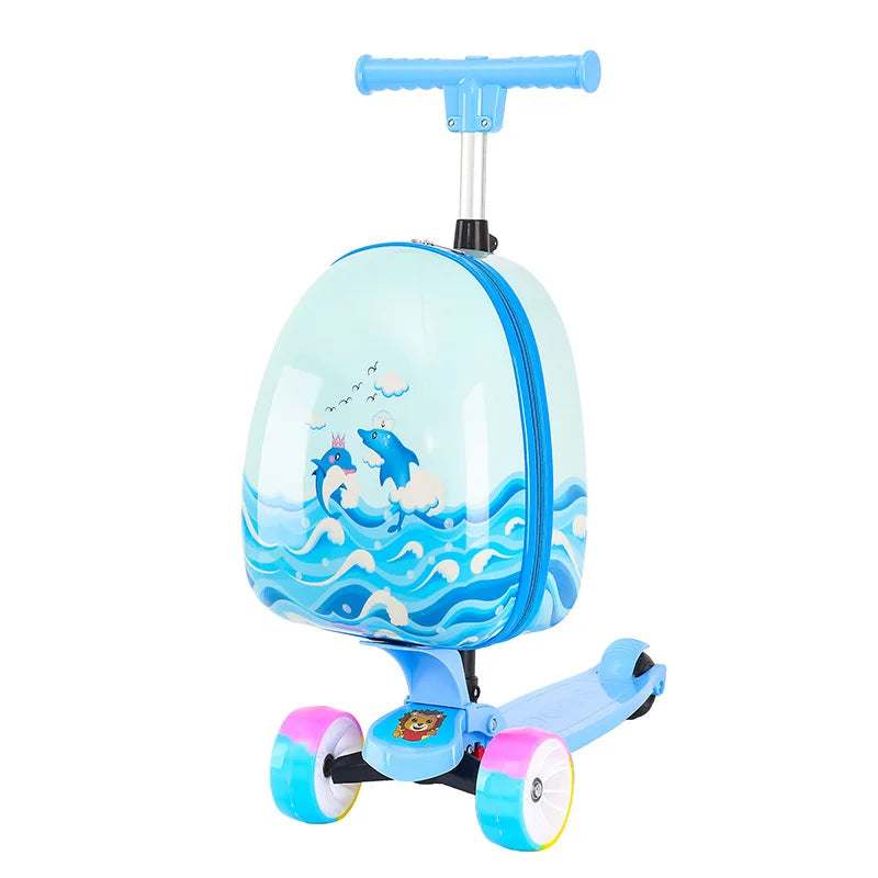 Kids Scooter Play & Travel Luggage