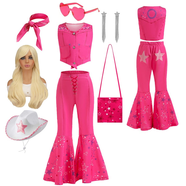 Girls Barbie Cowgirl Costume Pack