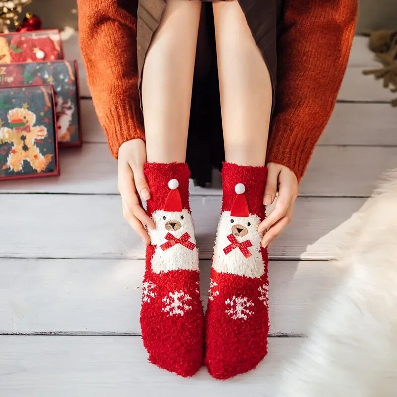 Christmas Fleece Socks