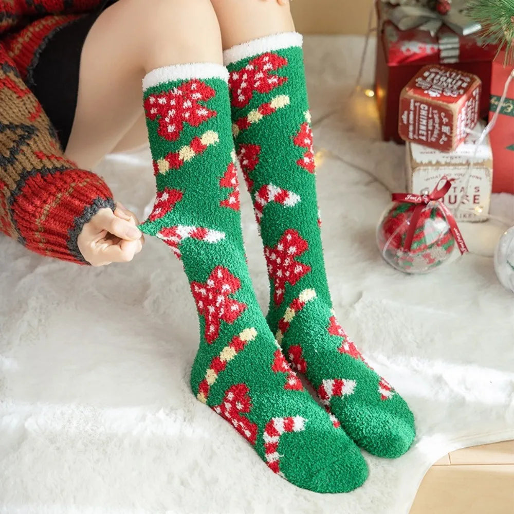 Leg Warmer Christmas Socks