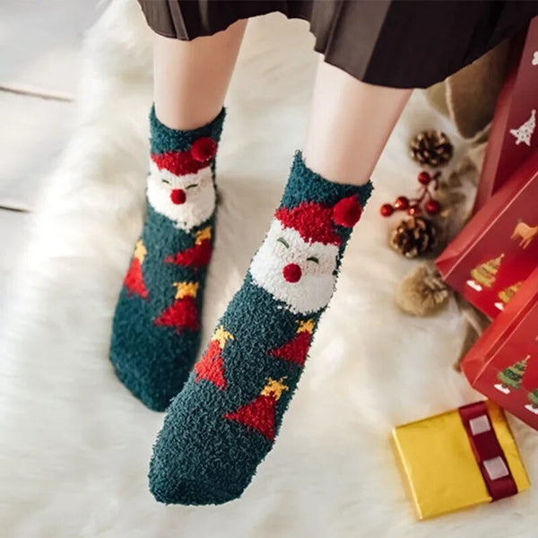 Christmas Fleece Socks