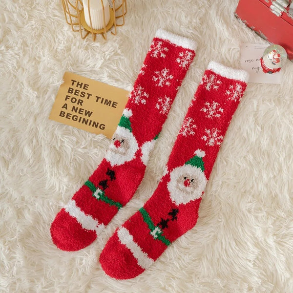 Leg Warmer Christmas Socks