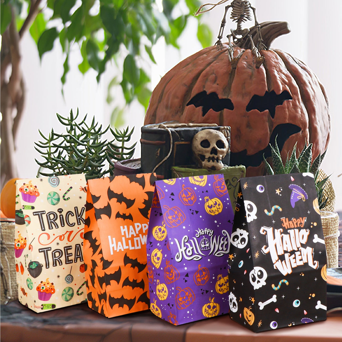 Foldable Halloween Part Favor Bags (15 pieces)