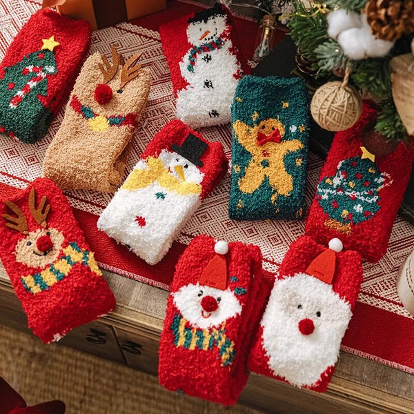 Christmas Fleece Socks